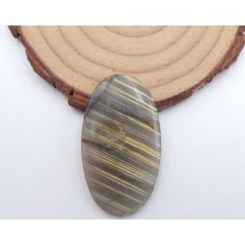 On sale!!Hight quality 1 PCS Labradorite stone gemstone Jewelry for diy pendant 、36x21x4mm4.9g