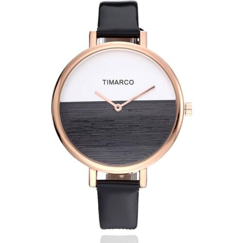 Ladies Watches 2019 New Stylish Women Fashion Clock Leather Watchband Simple Dial Quartz Wristwatch Horloges Vrouwen