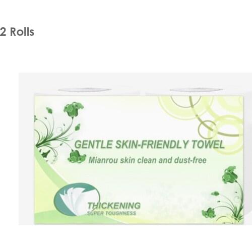 2 Rolls of Toilet Paper Home 4-ply Wood Pulp Paper Tissue Rolling Paper