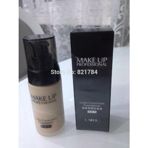 3color Brand LAIKOU Makeup Base Face Liquid Foundation BB Cream Concealer Whitening Moisturizer Oil-control Waterproof Maquiagem