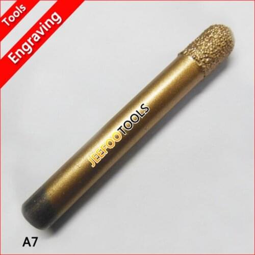 A7_8*12mm CNC Carbide Straight Engrave,Stone Tools for Router 3D CNC Milling Engraver Cutter