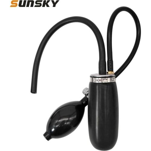 Car Smoke Tester Intake Adapter Inflatable Leak Plug for 12V Vehicle