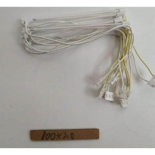 Free Shipping!! 10PCS/Lot 5.7" 100MM*2.0MM CCFL Lamp Tube Code Cathode Fluorescent Backlight With Wire Harness/Cable
