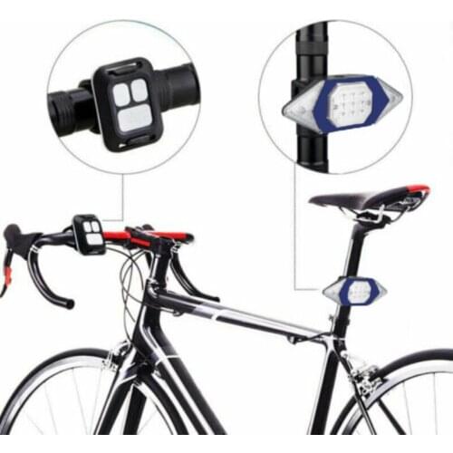 Wireless Remote Warning Lamp Taillight Accessories LED Bicycle Lights USB Indicator Bike Rear Tail Laser Turn Signal Light New