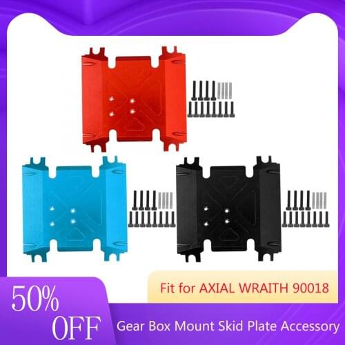 Remote Control Center Gear Box Mount Skid Plate Accessory Fit for AXIAL WRAITH 90018 90048 1/10 RC Car Spare Parts Gear Box HOT