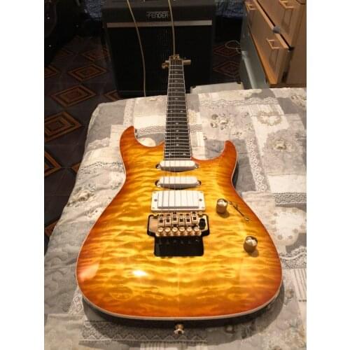 22 or 24 frets Pensa Custom electric guitar Cherry red sunburst SSH pickups Pensa guitar free shipping MK1 guitar