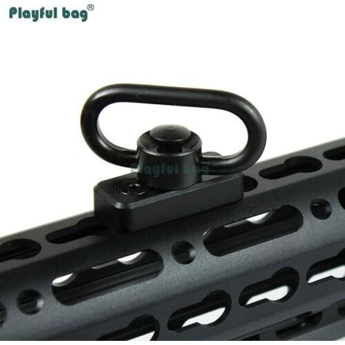 Playful bag Quick Detach Strap ring QD buckle Metal QD sling mount Outdoor CS sport accessory Toys equipment AQA15