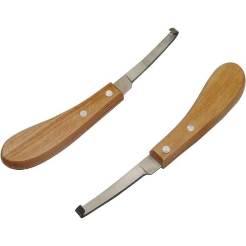 Farm Animal Foot Pruning Tools Cattle Horses Hoof Cutter Goat Sheep Pig Livestock Hoof Knife Right Left Hand Veterinary Supplies