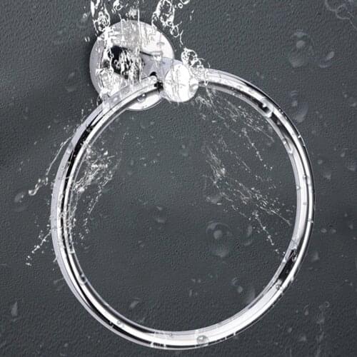 Stainless Steel Silver Plating Towel Ring Wide Application Range Waterproof And Rust-proof Towel Ring