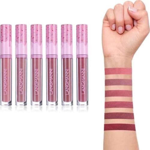 6Pcs Lip Liner and Lipstick Set for Women Waterproof Long Lasting 24 All Day Dark Red Lipstick Matte Gift Kit with Lipliner