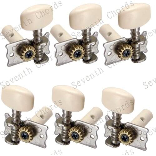 A Set of 3R3L Guitar Tuning Pegs Keys Machine Heads Tuners For Classical guitar accessories parts Musical instrument