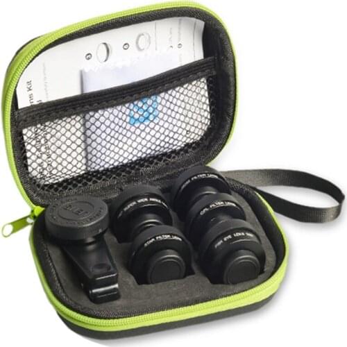 NEW-APEXEL New 6In1 Kit Camera Lens Photographer Mobile Phone Lenses Kit Macro Wide Angle Fish Eye CPL Filter for iPhone Xiaomi