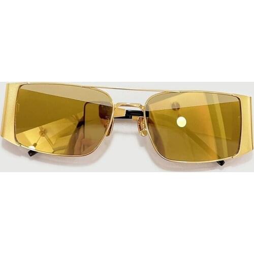 Hot Mirror Fashion Small Rectangle Women Luxury Sunglasses Brand Designer Vintage Men Sun Glasses Shades UV400