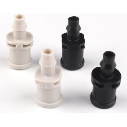 Wholesale 1000pcs 4/7mm Hose Connectors ID.6mm Home Garden Drip Irrigation Sprinklers Joints Automatic Watering System Fittings