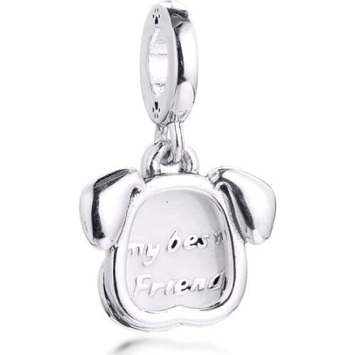 Fits Pandora Bracelet My Pet Dog Dangle Charms Original 925 Sterling Silver Beads DIY Jewelry Making Kralen 2021 Spring New