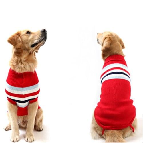 Large Dog Winter Warm Jacket Sweater Clothing Puppy Clothes Golden Retriever Labrador Alaskan Malamute M-4XL