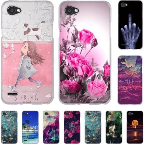 Silicone Cover Case For LG Q6 Q6a Q6+ M700 Print Painted Back Phone Case Cover For lg q6 q6a q6+ M700 Soft TPU Cases Shells Bags