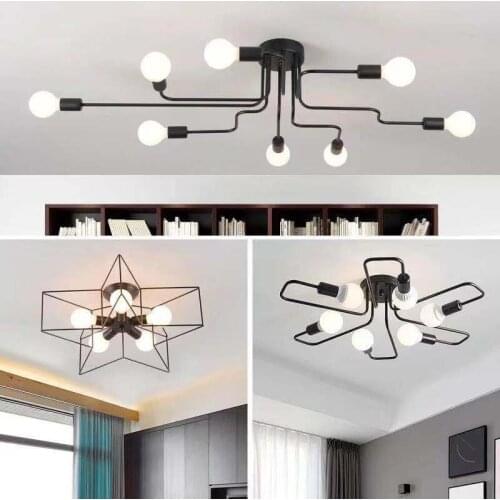 Modern luminaria led rustic flush mount ceiling lights cafe hotel hallway lamp LED ceiling lamp lighting light