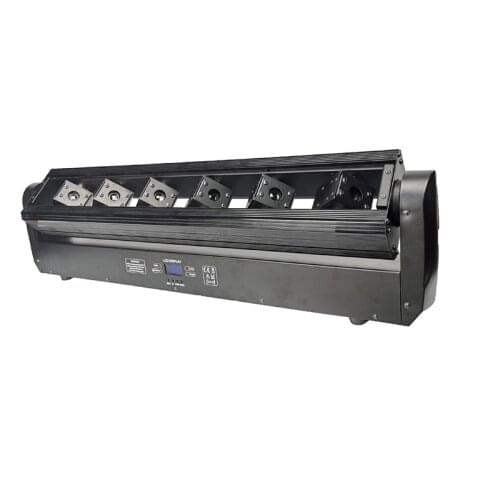 LED 6 Eyes Moving Head Laser Light With DMX512 Sound Auto Run Master Slave Control For Disco Dj Party Wedding Pub Stage Light