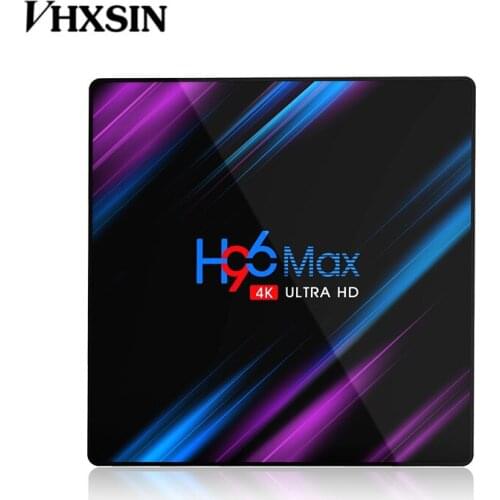 VHXSIN 20PCS/LOT H96 Max android 9.0 H96MAX 3318 Rockchip 2GB 4G 16GB 32GB 64GB Android tv box 2.4/5.0G WiFi BT 4.0 4K