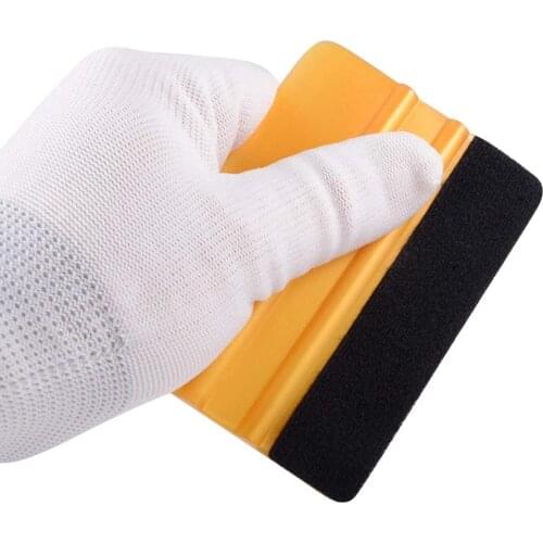 FOSHIO Vinyl Wrap Car Film Install Squeegee Carbon Fiber Wrapping Tool Auto Foil Window Tint Scraper Household Car Cleaning Tool