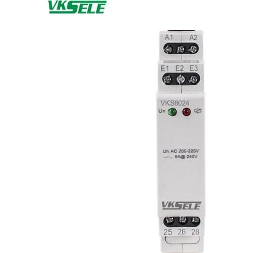VKS6024 High Sensitivity Fixed series DIN rail Float Level Switch timer relay