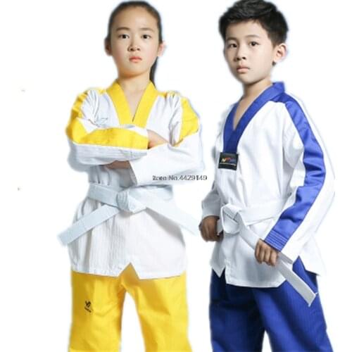 Top Quality Taekwondo Clothing Taekwondo Doboks WTF Autumn and Winter Clothes Child Adult Training Professional Sport Uniform