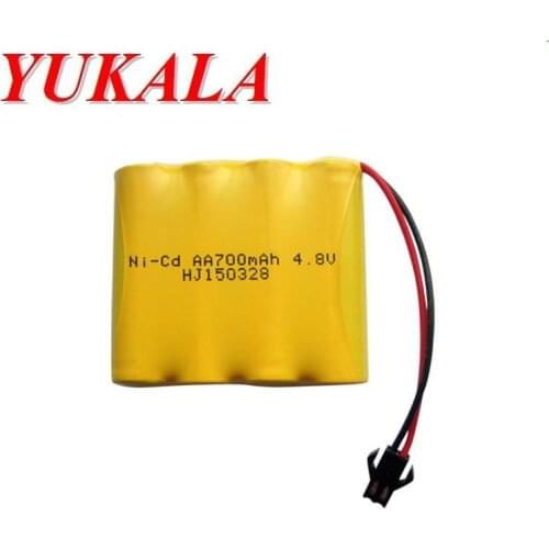 YUKALA RC car RC boat RC tank 4.8V 700mAh N-CD AA Battery