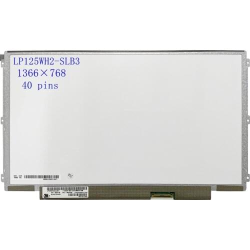 12.5 ''IPS Laptop lcd screen Display LP125WH2-SLB3 SLB1 SLT1 for Lenovo S230U K27 K29 X220 220i X230 X230i LVDS 40Pin 1366×768