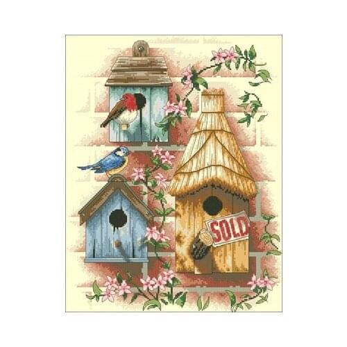 13- DIM13715 New home Needlework,For Embroidery,DIY 14CT Unprinted Arts Cross stitch kits Set Cross-Stitching Home Decor