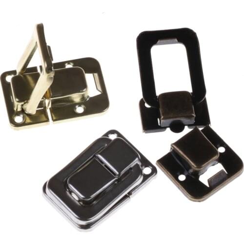 4pcs/lot Silver Practical Fastener Toggle Lock Latch Catch for Suitcase Case Bag Parts