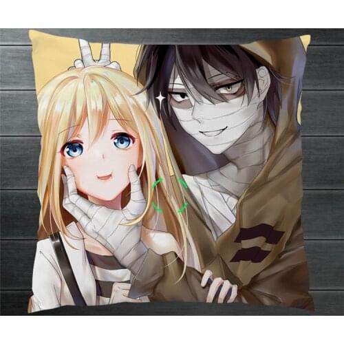 Angels of Death Ray Rachel Gardner Zack Isaac Foster Fan Art Two Side Pillowcase Pillow Case Cover Cos Gift BED/SOFA/CAR Decor