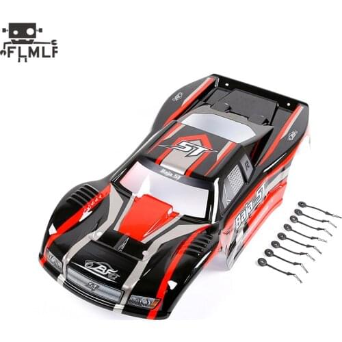 Color or Transparent Body Shell Set Fit 1/5 HPI ROFUN BAHA ROVAN KM GTB MCD BAJA 5T Toys Parts