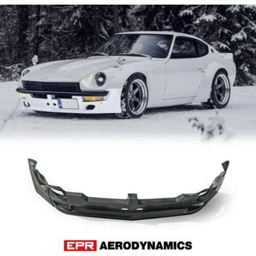 For Nissan Fairlady 1970-1973 Datsun 240Z (S30) PD Type FRP Fiber Black or White Unpainted front bumper Exterior body kit