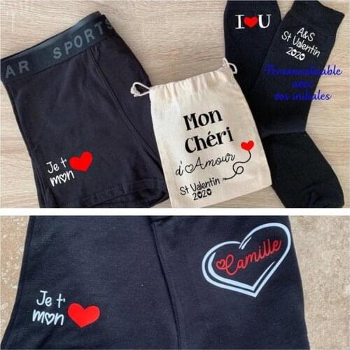 Custom groom man boxer socks Valentines day gifts, valentine saint gift, personalized wedding boyfriend Valentines Holy gift