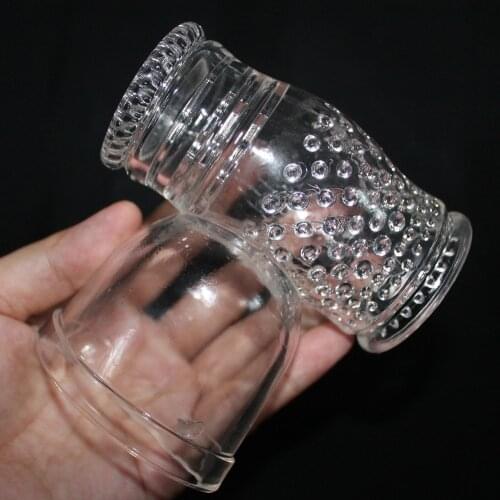 Sex products male Hummingbird Wand Massager Attachment Accessory Magic Transparent Head for Magic Wand for man