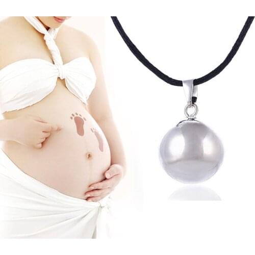 Harmony Ball Necklace Brilliant Pregnancy Vintage Chime Bola Pendant Necklace Mom Jewelry