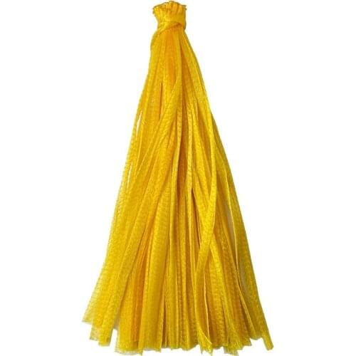 100Pcs Reusable Fruits Mesh Bag Mesh Produce Bags Potatoes Bags Onion Net Bags Washable Mesh Organizer, 24 Inch