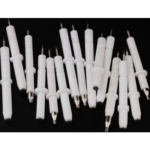 15pcs Gas Stove Ceramic Ignition Sensor Needle Set, Gas Stoves Parts Furnace Ignition Needle-57mm-76mm