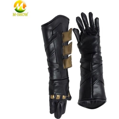 Superhero The Bat Cosplay Costume Gloves for Adult Man Custom Made
