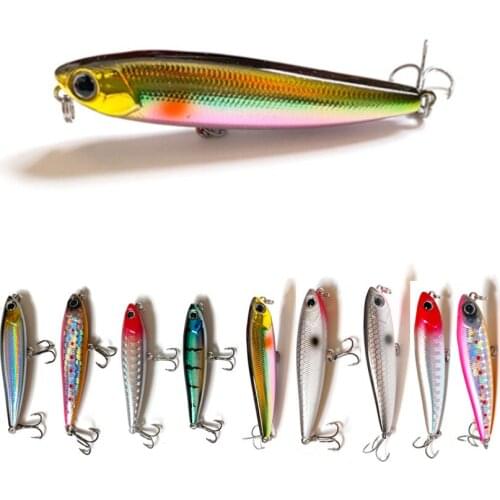 5.5cm 3.2g Swimbait Hard Lure Artificial Jerkbait Mini Bass Floating Fishing Lures Topwater Pencil Artificial Fishing Bait