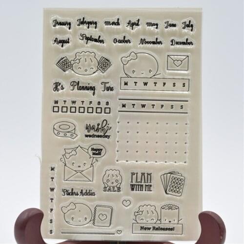 Happy Mail Transparent Clear Silicone Stamp/Seal for DIY scrapbooking/photo album Decorative clear stamp sheets FXL009