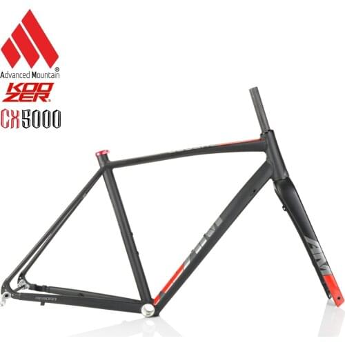 KOOZER CX5000 Aluminum Alloy frame carbon fork CX GRAVEL off-road road bike road disc brake frame gravel bike frameset