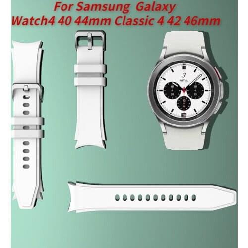 Watch Strap for Samsung Galaxy Watch 4 40 44mm /Galaxy 4 Classic 42mm 46mm Smart Wristband Waterproof Silicone Bracelet