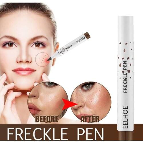 Freckle Pen Professional Nature Lifelike Long Lasting Waterproof Makeup Pen Easily Create Makeup Brown Freckles Pen TSLM1