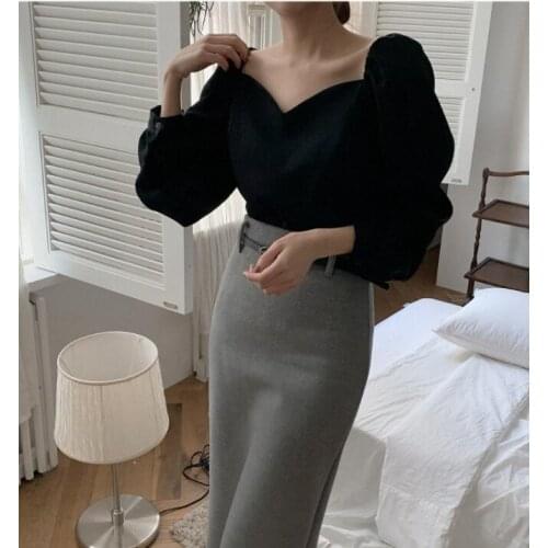 S-L New Spring Vintage Cotton Shirt Female Oversize Womens Long Sleeve Girls Blouse Autumn Plus Size Women Blouses Femme Blusas