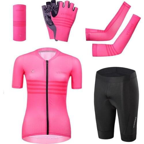 Pro Team Cycling Jersey Set Women Summer Short Sleeve Road Mountain Bike Clothing Quick-Dry Mtb Bicycle Tights Skinsuit Ciclismo