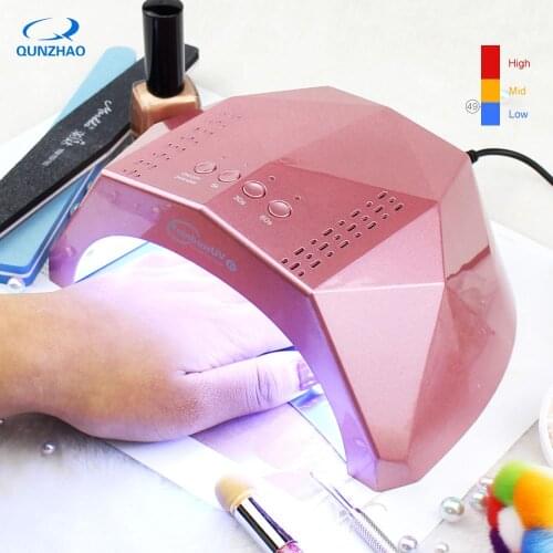 Rainbow6 Nail Dryer Lamp for UV LED 48W Varnish Nail Lamp Curing All Gel Polish Manicure Ice Lamp Auto Sensor Machine