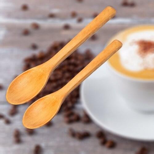 Japanese-Style Long Handle Wooden Spoon Coffee Stirring Rod Tea Dessert Spoon Mixing Soup Spoon Tableware Kitchen Supplies