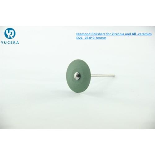 Yucera dental lab diamond polisher for sirconia and cyrcone lithium dilliate